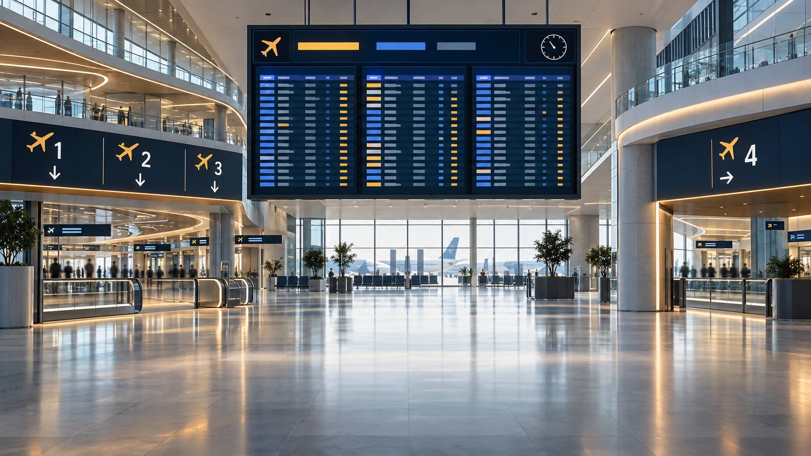 Illustration éditoriale du sujet : Orly 1, 2, 3, 4 : points de prise en charge et accès